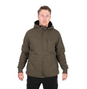 Fox Bunda Sherpa Jacket Green Black